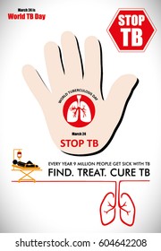 World Tuberculosis Day Poster Or Banner Background
