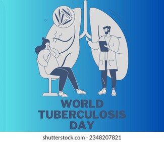 World Tuberculosis Day. Step into the realm of health awareness with our poignant World Tuberculosis Day template.