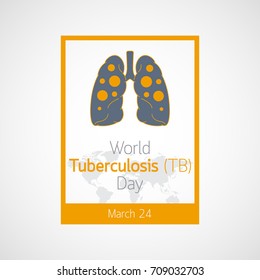 World Tuberculosis Day vector icon illustration