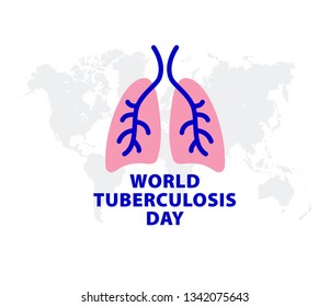 World Tuberculosis Day Vector Illustration.