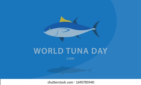 World Tuna Day. vector illustration background.