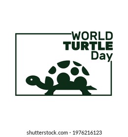 World Turtle Day 23 may vector illustration

