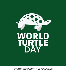 World Turtle Day Logo Vector Template Design