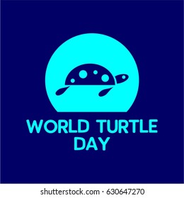 World Turtle Day Logo Vector Template
