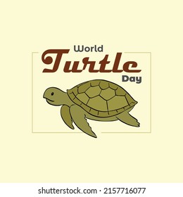 World Turtle Day vector. Illustration of Turtle 