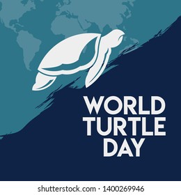 World Turtle Day Vector Template Design Illustration