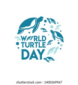 World Turtle Day Vector Template Design Illustration