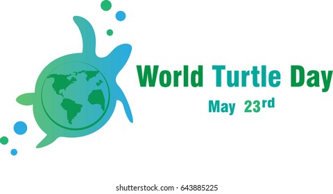 WORLD TURTLE DAY,May 23 vector illustration background.