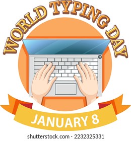 World Typing Day Banner Design illustration