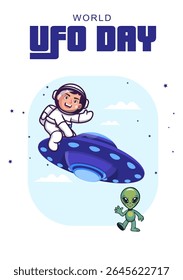World UFO Day is an awareness day for people to gather together and watch the skies for unidentified flying objects.
