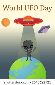 World UFO Day is an awareness day for people to gather together and watch the skies for unidentified flying objects.