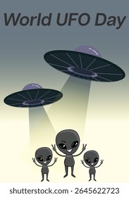 World UFO Day is an awareness day for people to gather together and watch the skies for unidentified flying objects.