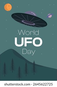 World UFO Day is an awareness day for people to gather together and watch the skies for unidentified flying objects.