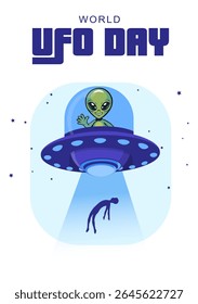 World UFO Day is an awareness day for people to gather together and watch the skies for unidentified flying objects.