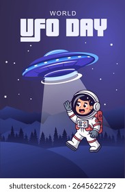 World UFO Day is an awareness day for people to gather together and watch the skies for unidentified flying objects.