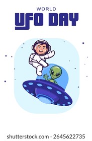 World UFO Day is an awareness day for people to gather together and watch the skies for unidentified flying objects.