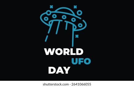 World UFO day banner 2025