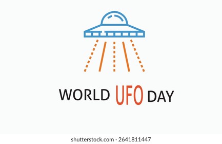 World UFO day banner 2025
