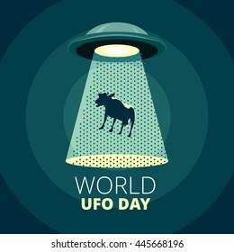 World UFO Day card design