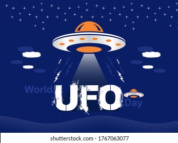 World UFO Day Creative Design