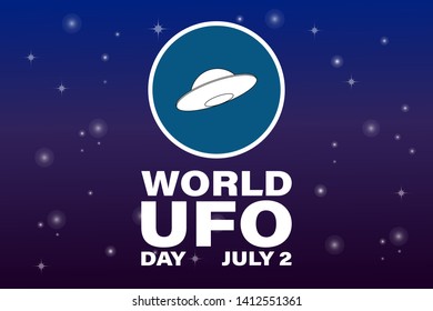 World UFO Day. Vector illustration. EPS 10