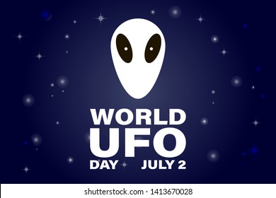 World UFO Day. Vector illustration. EPS 10