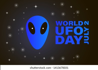 World UFO Day. Vector illustration. EPS 10