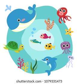 The world under the sea