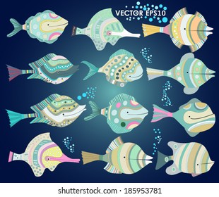 World under the sea.