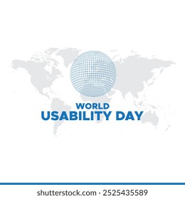 World Usability Day, 2nd Thursday in November, vector graphic National Legal Services Day held on 2nd Thursday in November, greeting card, editable template.