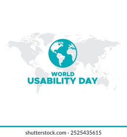 World Usability Day, 2. Donnerstag im November, Vektorgrafik National Legal Services Day statt am 2. Donnerstag im November, Grußkarte, bearbeitbare Vorlage.
