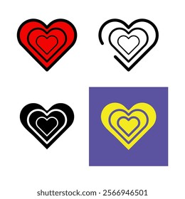 world valentine's day love icon pack vector graphic design