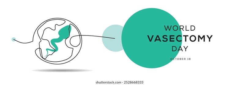 Día Mundial de la Vasectomía, celebrado el 18 de octubre.