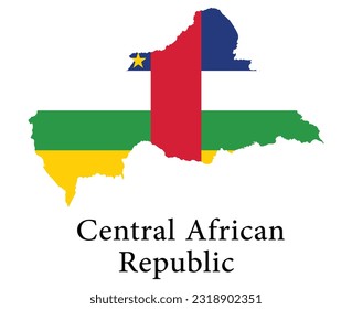 World Vector Contour Country Flags