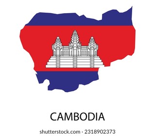 World Vector Contour Country Flags