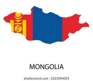 World Vector Contour Country Flags
