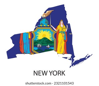 World Vector Contour Country Flags