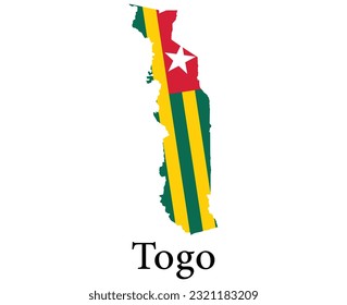 World Vector Contour Country Flags