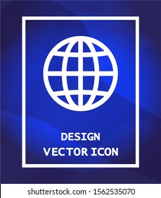 World Vector icon design 10 eps illustration