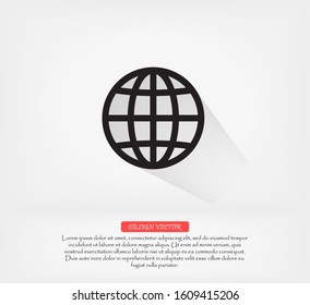 World Vector icon design 10 eps illustration
