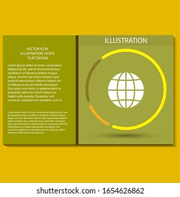 World Vector icon design 10 eps illustration
