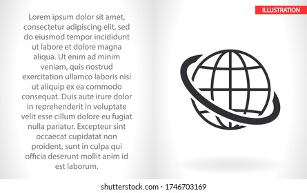 World Vector icon design 10 eps illustration