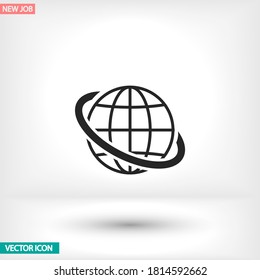 World Vector icon design World 10 eps illustration