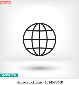 World Vector icon design World 10 eps illustration