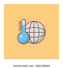 world Vector illustration on a transparent background. Premium quality symbols.Vector line flat color icon for concept and graphic design.
