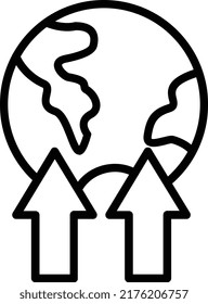 World Vector Line Icon Design