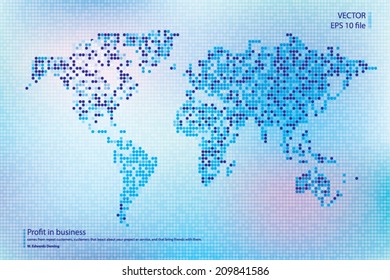 World vector map