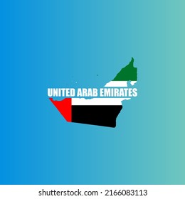 World Vector Map United Arab Emirates Stock Vector (Royalty Free ...