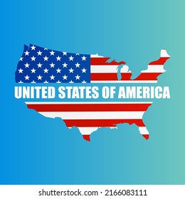 world vector map, vector map of the united states with usa lettering and flag, for t-shirt designs, posters, templates and more