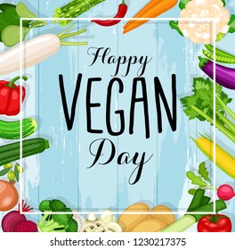 World vegan day design